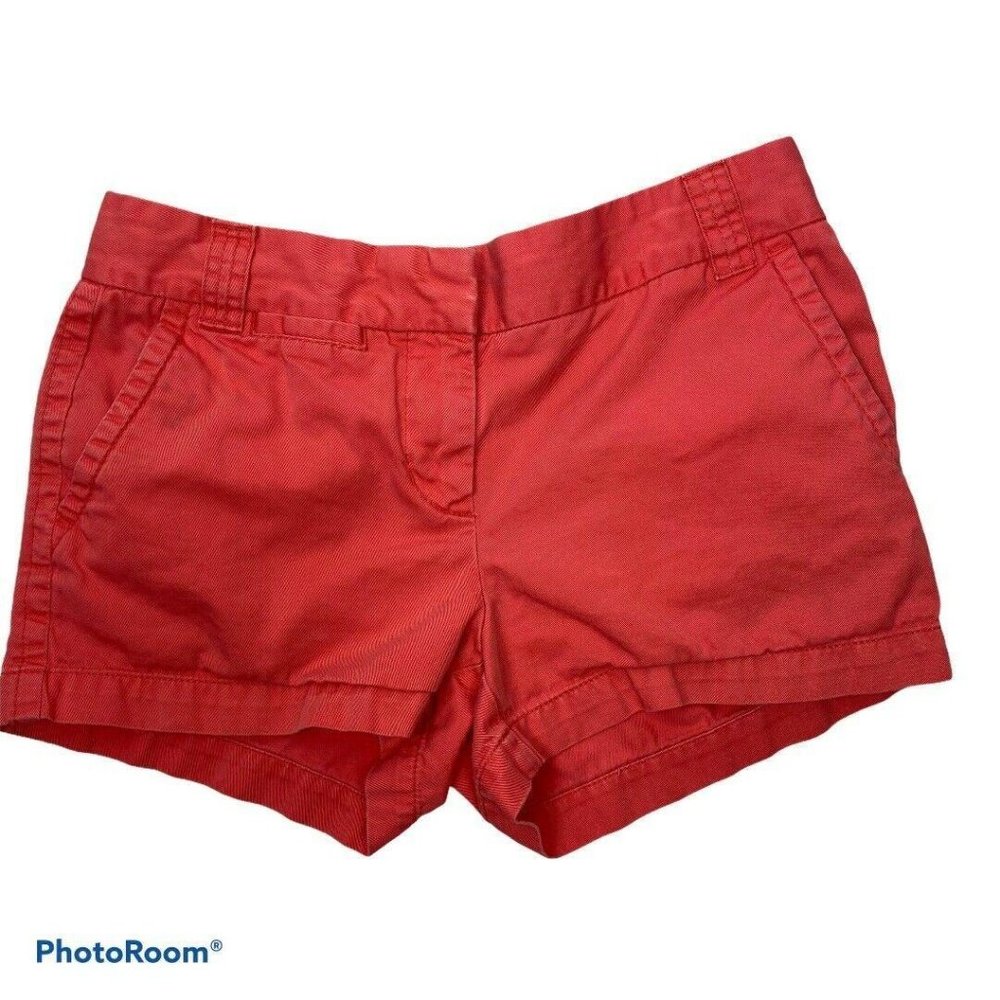 J. Crew Pink Chino Shorts, City Fit, Size 2